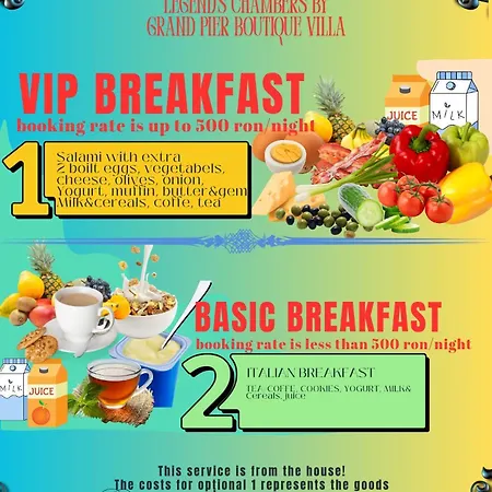 Villa Legends Chambers By Grand Pier Boutique Trade Location, 4 Star With Unique Historical Themes Decors With Free Breakfast Only For King And Minim 4 Nights Boekarest